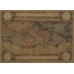 Vlámský gobelín tapiserie  -  Map du monde